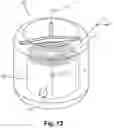 Fig. 14 - Fluid dispenser for recovering material from a surface