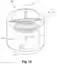 Fig. 14 - Fluid dispenser for recovering material from a surface