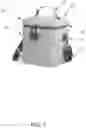 Fig. 02 - Vertical Storage Bag Transport Coolers with Securing Straps