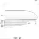 Fig. 14 - Flexible display device including protruding adhesive layer