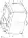 Fig. 70 - Foldable playard having X-frame assemblies, oval-shaped leg assemblies, and canopy cover