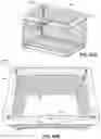 Fig. 84 - Foldable playard having X-frame assemblies, oval-shaped leg assemblies, and canopy cover