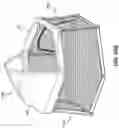 Fig. 96 - Foldable playard having X-frame assemblies, oval-shaped leg assemblies, and canopy cover