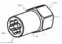 Fig. 01 - Extractor Insert with Bidirectional Driving Capability and Corresponding Extractor Insert Set with Intermediate Sizes