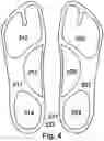 Fig. 08 - Footwear having an integral and non-removable insole