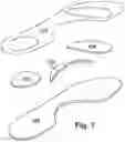 Fig. 11 - Footwear having an integral and non-removable insole