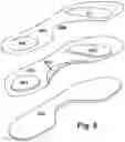 Fig. 12 - Footwear having an integral and non-removable insole