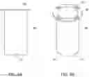 Fig. 10 - Fixing device for transport sample for use in vacuum heat insulating double walled container