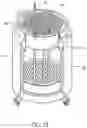 Fig. 14 - Fixing device for transport sample for use in vacuum heat insulating double walled container