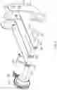 Fig. 07 - Pet grooming device with scissoring action between a linkage arm and tines