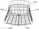 Fig. 01 - Lining for a haul truck body, a transition lining element and a method for fastening a lining