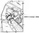 Fig. 01 - Motorcycle engine with an always spring biased open exhaust valve
