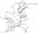 Fig. 01 - Foldable massage chair with triangular support configuration