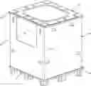 Fig. 01 - Clip for forming passive locks between container sleeves and bases