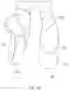Fig. 03 - Kit for enhancing a pointe shoe including a pointe shoe cover with sensors for activating a light when standing en pointe