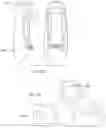 Fig. 15 - Kit for enhancing a pointe shoe including a pointe shoe cover with sensors for activating a light when standing en pointe