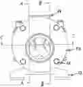 Fig. 01 - Positive displacement pump with bearings, a keying device, and gears