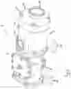 Fig. 02 - Positive displacement pump with bearings, a keying device, and gears