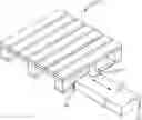 Fig. 01 - SHIPPING PALLET ARRANGEMENT AND METHODS FOR INCREASING TRAILER LOADS TO REDUCE ROAD MILAGE AND CUT COSTS