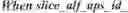 Fig. 167 - Constraints on adaptation parameter set syntax elements
