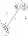 Fig. 13 - Cooktop appliance with a cantilevered temperature sensor
