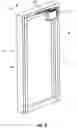 Fig. 06 - Reversible door system with geared linkages