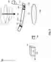 Fig. 06 - Off-center parachute flight termination system including latch mechanism disconnectable by burn wire