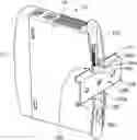Fig. 01 - Plastic latching system for securement of electronic component to a DIN rail