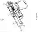 Fig. 04 - Handgun having metallic rails within a polymeric frame