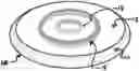 Fig. 01 - FLYING DISCS INCLUDING STRUCTURES EXTENDING FROM UNDERNEATH THE DISCS