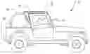 Fig. 01 - REMOVABLE AND TRANSPARENT VEHICLE TOP COMPRISING ONE OR MORE LIGHTING ELEMENTS