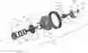 Fig. 01 - Magnetic cycloidal gear assembly including mounting arrangement and adjustable counterweight