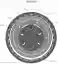 Fig. 08 - Magnetic cycloidal gear assembly including mounting arrangement and adjustable counterweight