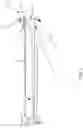 Fig. 02 - Combined trim and steering trolling motor system