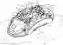 Fig. 01 - SPRING, SPRING ASSEMBLY AND BRAKE PAD, CALIPER BODY ASSEMBLY