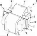 Fig. 01 - MAGNETIC COMPONENT WITH A FRINGING FIELD SHIELDING DEVICE