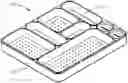 Fig. 01 - ORGANIZATION SYSTEM WITH CONFIGURABLE BINS
