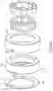 Fig. 11 - Insulating cap for bearing assembly