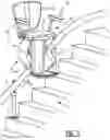 Fig. 02 - Apparatus for transporting a load from a first to a second level, in particular a stairlift