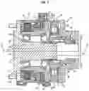 Fig. 02 - HYDRAULIC MACHINE COMPRISING A STACK OF DISCS ACTED ON BY A PUSH ROD