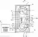Fig. 01 - Storage system with movable platforms and internal electrical power distribution system