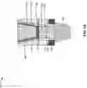Fig. 17 - Conductive structures with barriers and liners of varying thicknesses