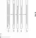 Fig. 48 - Conductive structures with barriers and liners of varying thicknesses