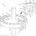 Fig. 01 - System for an electric motor with coil assemblies and internal radial magnetic elements