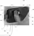 Fig. 01 - Snow protector for vehicle charge port