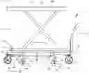 Fig. 01 - Lift cart with mechanically actuated automatic braking device