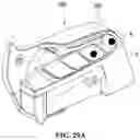 Fig. 28 - MASSAGE DEVICE CONTROLLING THE OPERATION OF THE ARM MASSAGE UNIT THROUGH ELECTRODES