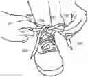 Fig. 01 - METHOD FOR TYING OUTERWEAR TO MINIMIZE UNDESIRED LOOSENING