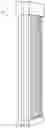 Fig. 01 - Vinyl Fence Overlay System