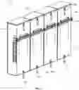 Fig. 02 - Self aligning wall rail for enclosure wall mounting